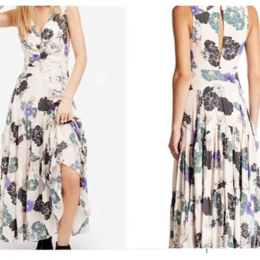 Free People Sure Thing Floral Sleeveless Maxi Dress
